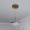 Ekena Millwork Traditional PVC Medallion (Canopies up to 7 1/2"), 13"OD x 3 1/2"ID x 1 1/4"P, Bright Coat Gold CMP13TRBGL - alternate 6